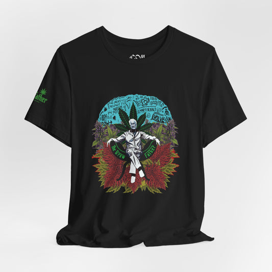 Graphic Tee — 'George Martorano' Retro Cannabis Skull Design