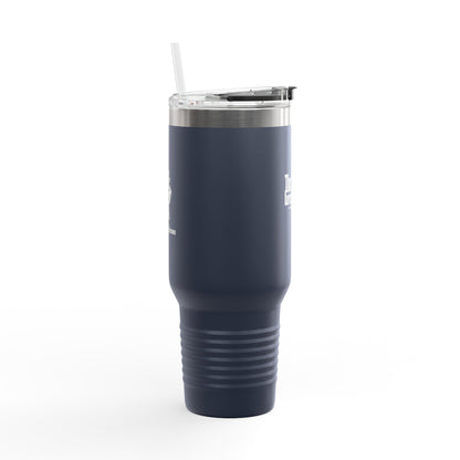40oz Insulated Travel Mug – Large Stainless Steel Tumbler with Straw & Handle