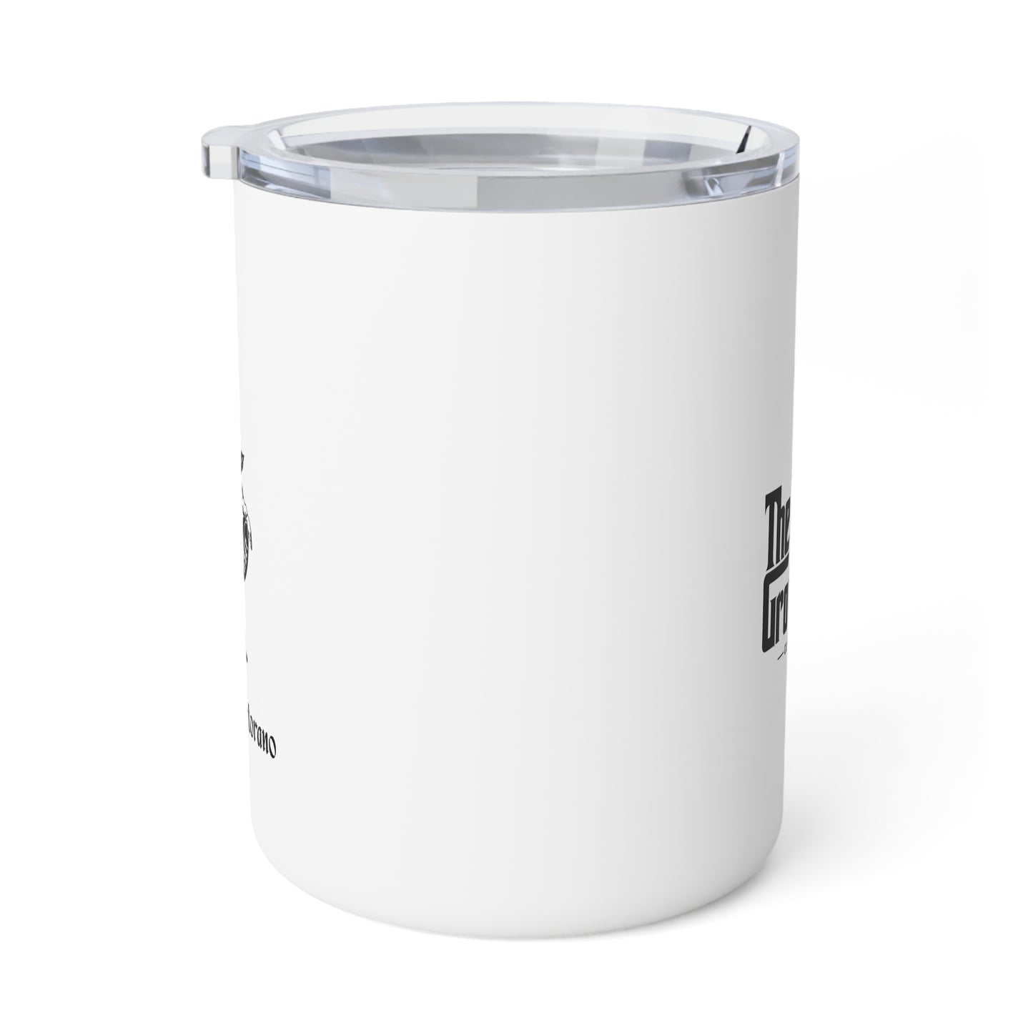 10oz Insulated Coffee Mug - "But First Coffee" Minimalist Travel Tumbler