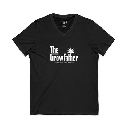 The Growfather V-Neck T-Shirt — Cannabis Grower Graphic Tee