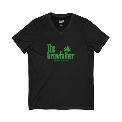 The Growfather V-Neck Tee – Funny Cannabis Lover Shirt