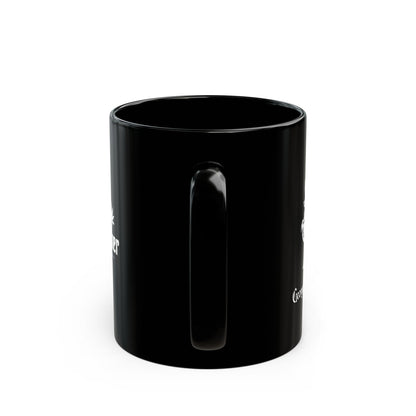 The Growfather Black Mug — 11oz/15oz Cannabis-Themed Coffee Cup