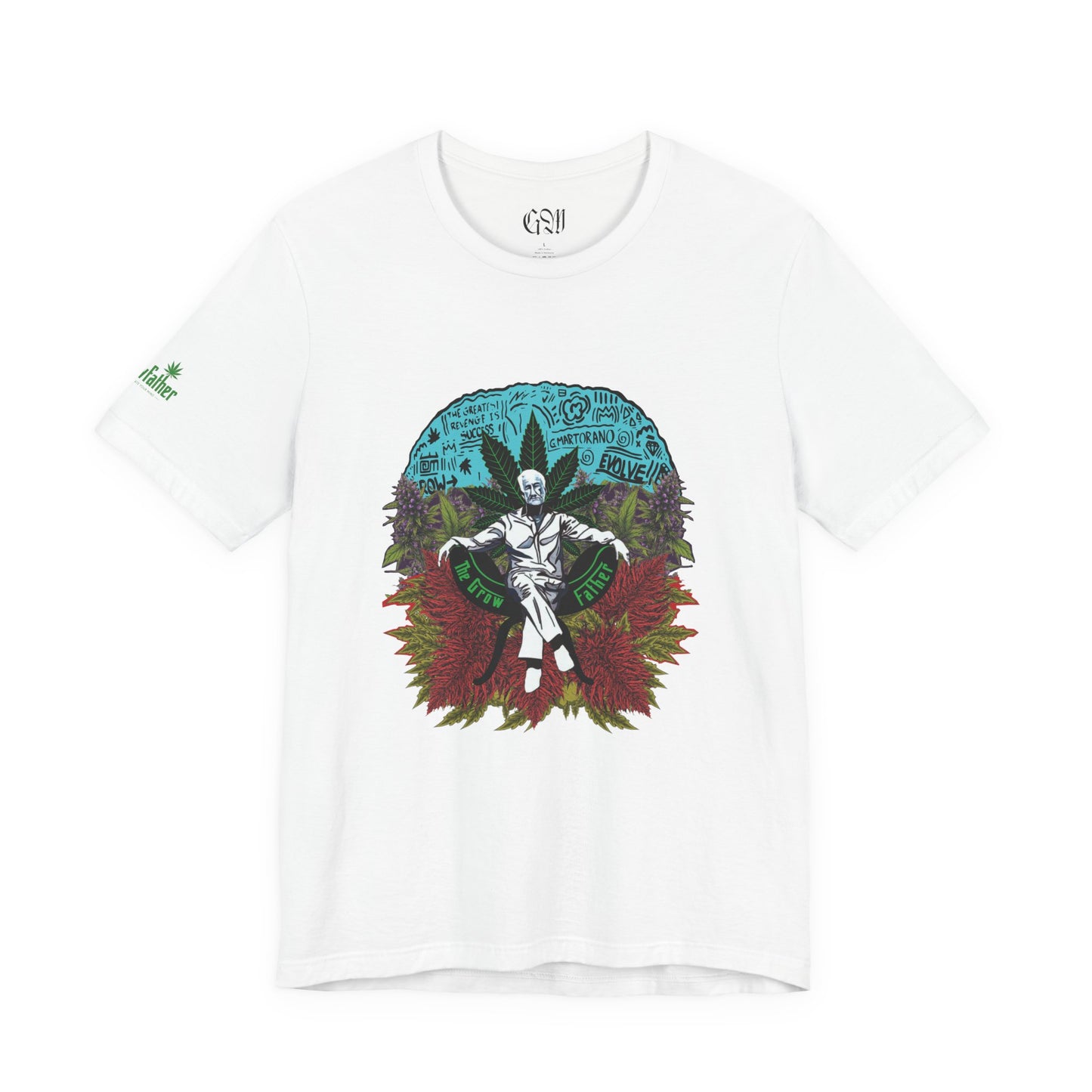 George Martirano Graphic Tee — Retro Surf Skate Skull Design
