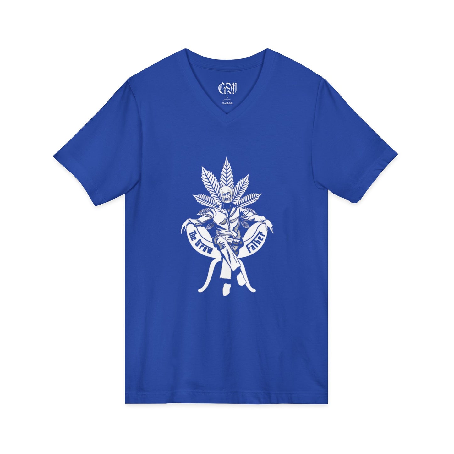The Growfather Cannabis V-Neck Tee