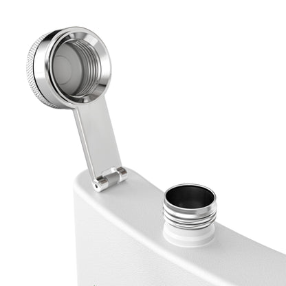 Flask — The Growfather Stainless Steel 6oz Hip Flask (Cultivate Your Mind)