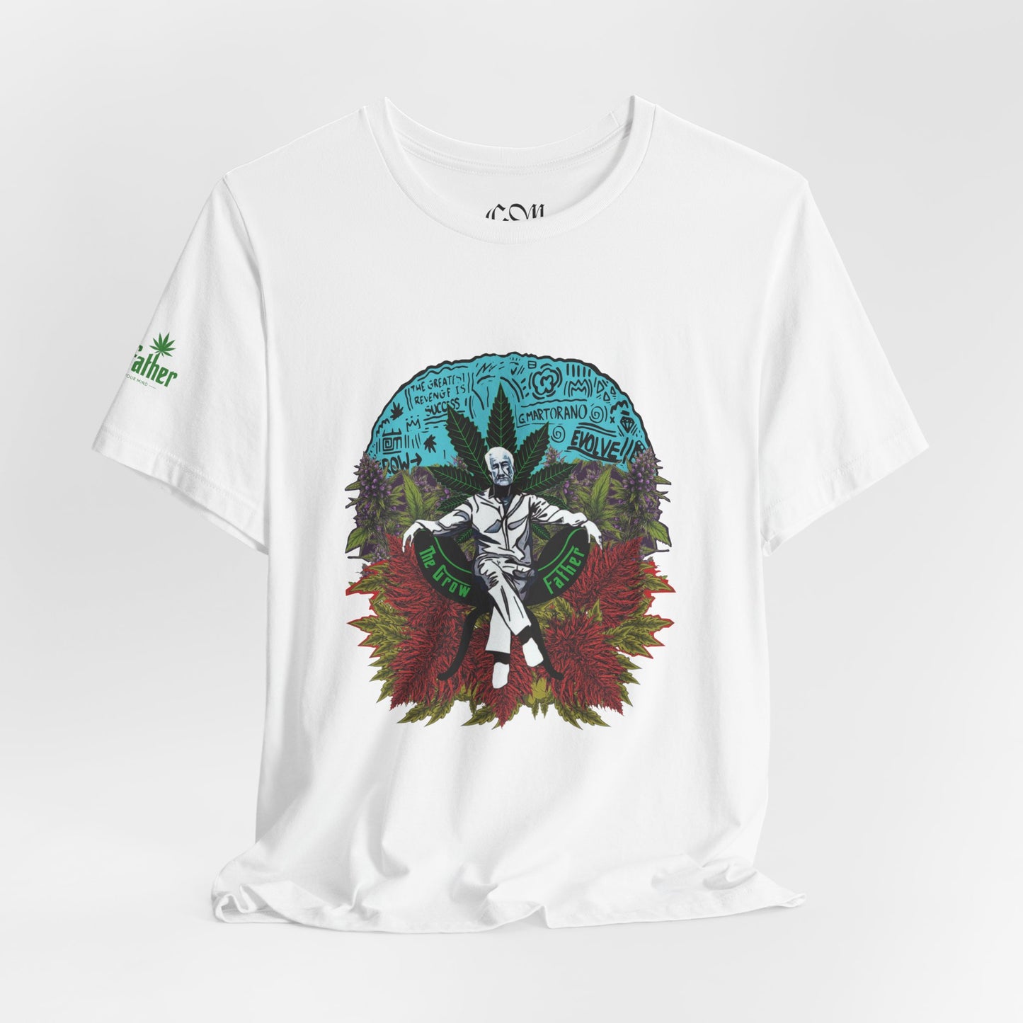 George Martirano Graphic Tee — Retro Surf Skate Skull Design