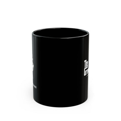 The Growfather Black Mug — 11oz/15oz Cannabis-Themed Coffee Cup