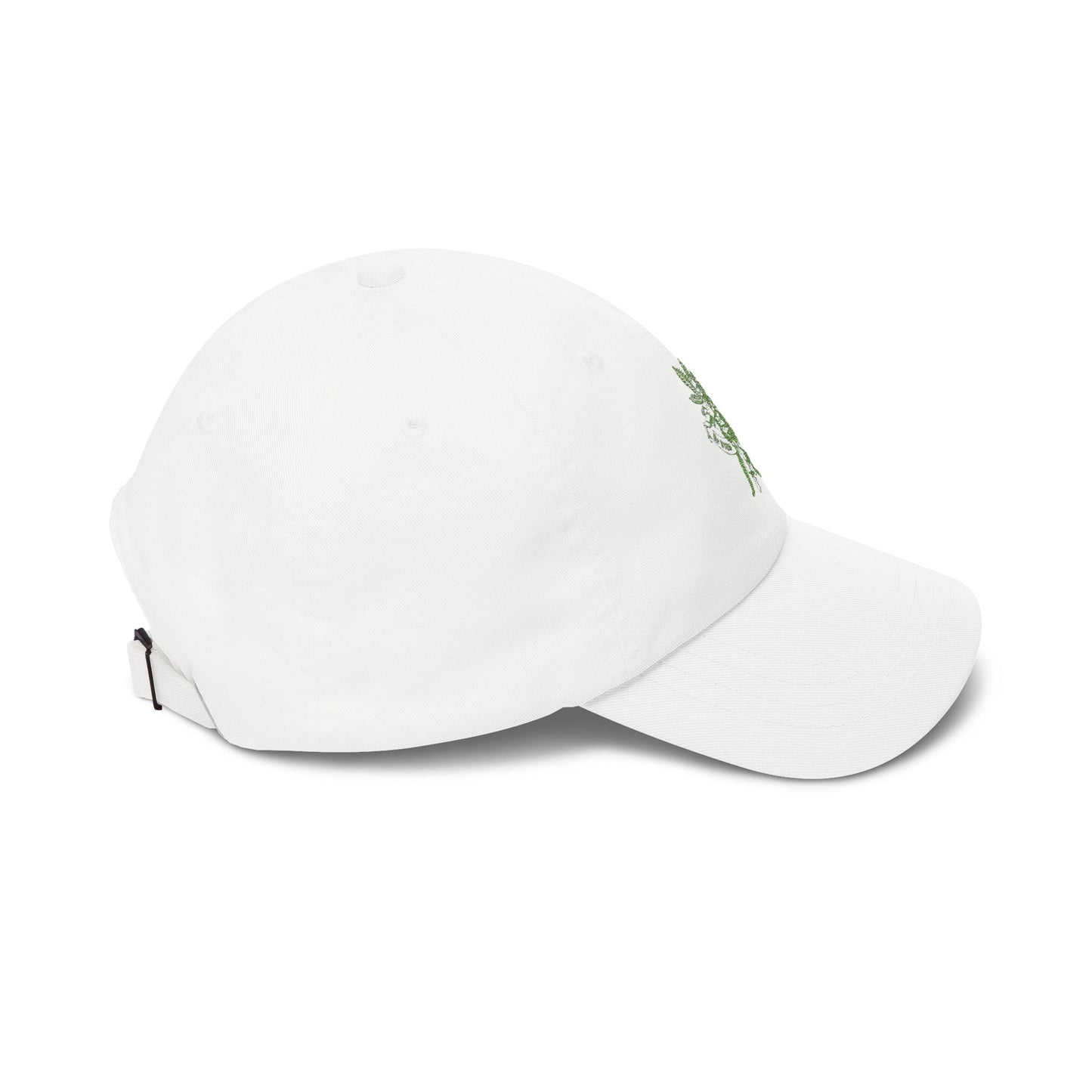 Classic Dad Cap — Green Leaf Spirit Embroidered Baseball Hat
