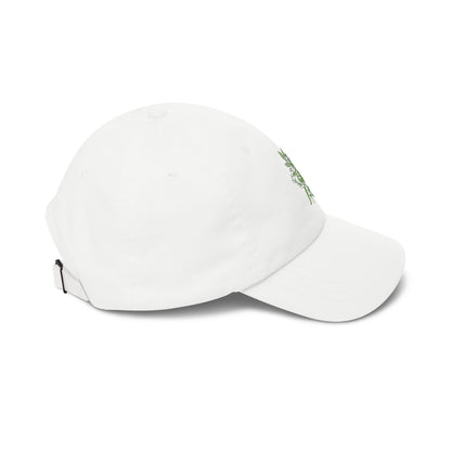 Classic Dad Cap — Green Leaf Spirit Embroidered Baseball Hat