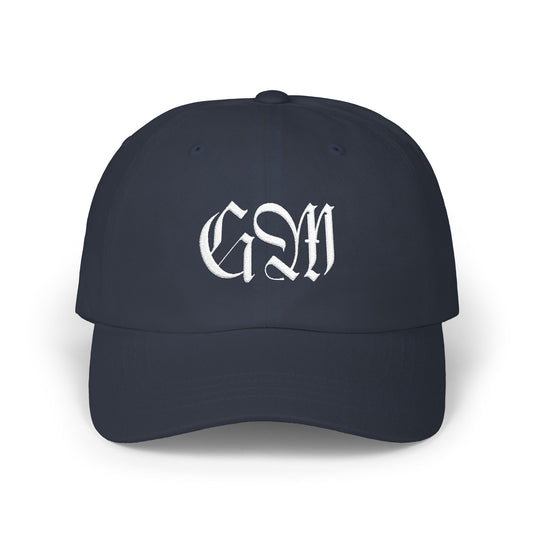 Monogram Dad Cap — Gothic 'GSM' Embroidered Baseball Hat