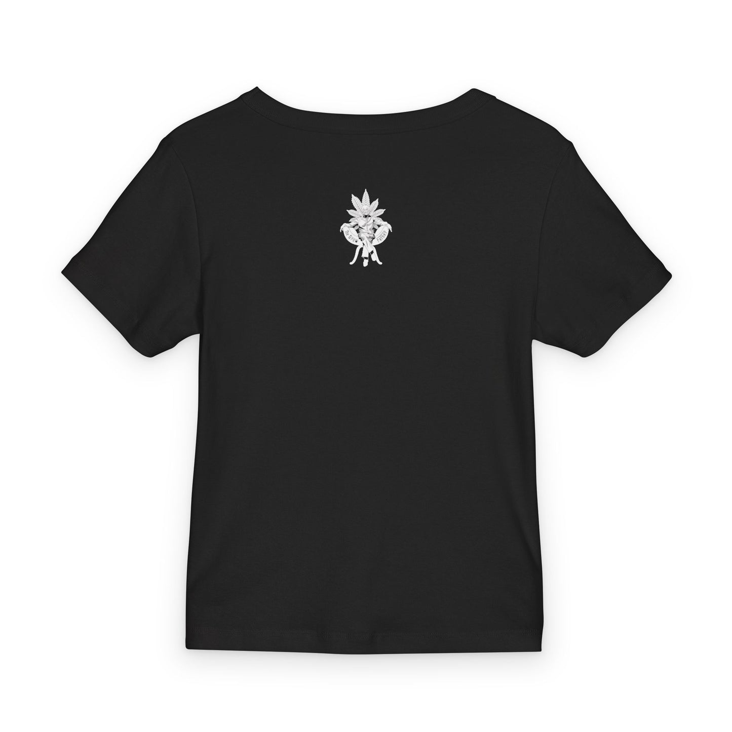 The Growfather Baby Tee — Cannabis Leaf Graphic Organic Rib Tee