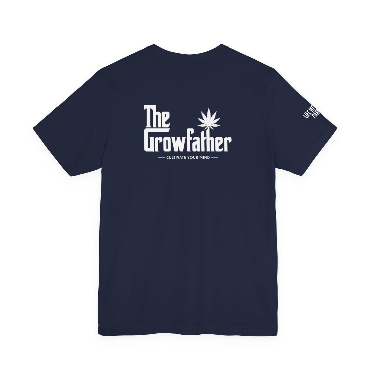 The Crowfather T-Shirt – Cannabis Logo Tee (Front Leaf King Design)