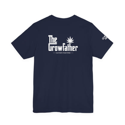 The Crowfather T-Shirt – Cannabis Logo Tee (Front Leaf King Design)