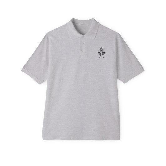 Piqué Polo — 'The Growfather' Logo Chest & Back Golf Shirt