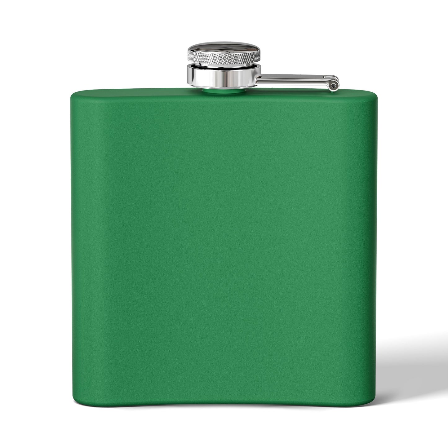 Flask — "The Growfather" 6oz Stainless Steel Hip Flask (Cannabis Gift)