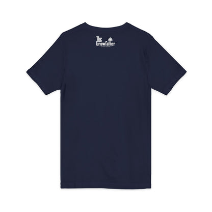 Cannabis Crew V-Neck Tee — The Growfather Graphic