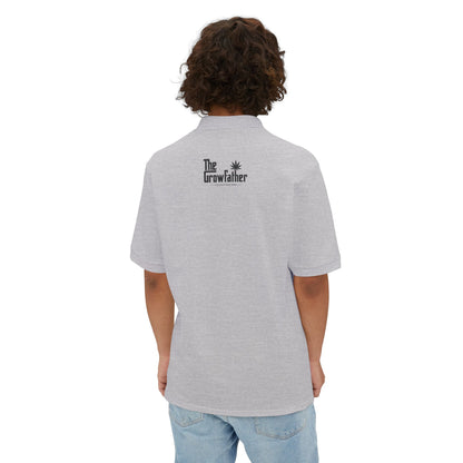 Piqué Polo — 'The Growfather' Logo Chest & Back Golf Shirt