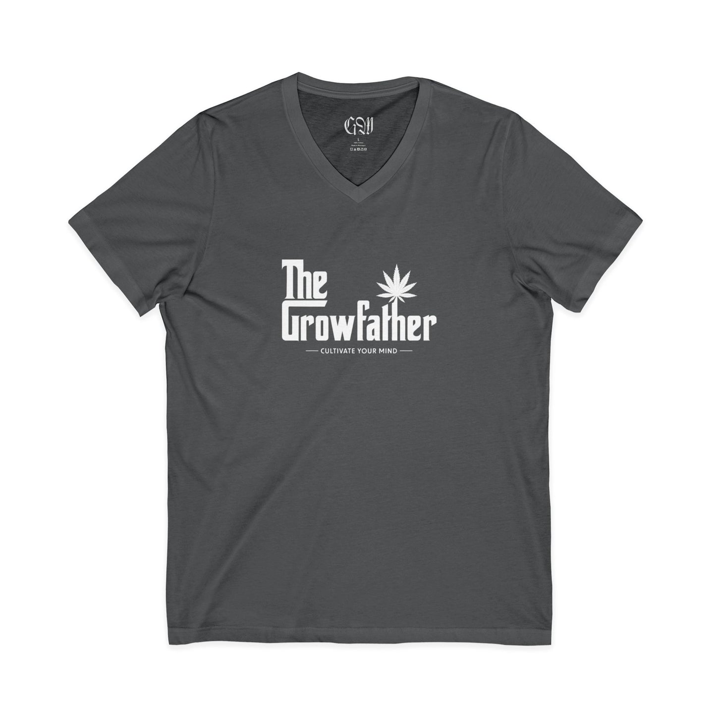 The Growfather V-Neck T-Shirt — Cannabis Grower Funny Tee