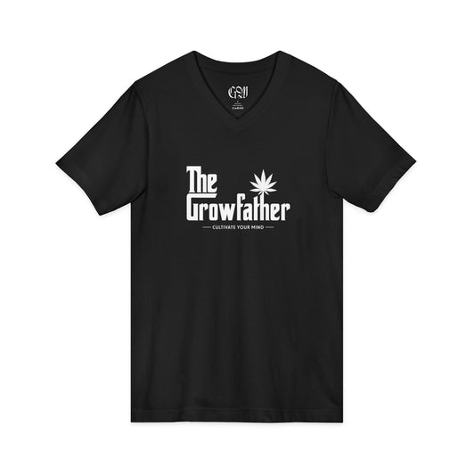 The Growfather V-Neck T-Shirt — Cannabis Grower Graphic Tee