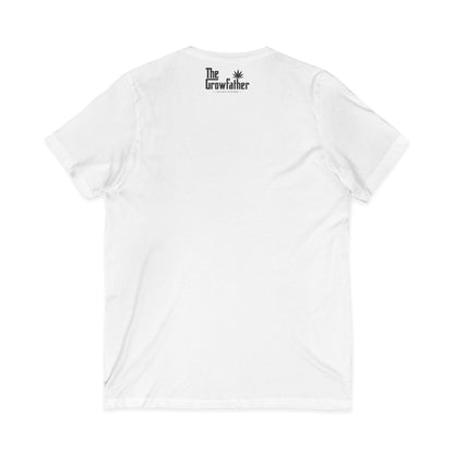 V-Neck Tee — Iconic 'The Crewfather' Portrait Graphic