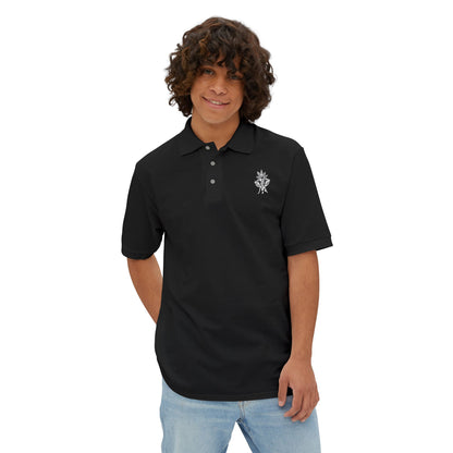 Men'sPolo Shirt with Small Chest Embroidery — Classic Golf & Casual Wear