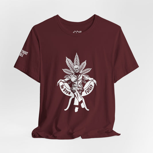 The Crowfather Cannabis Graphic Tee - "Cultivate Your Herd" Vintage Marijuana Shirt